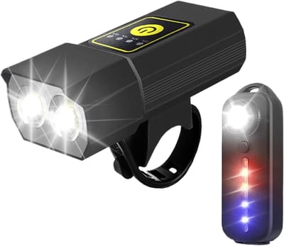 VHV - Fiets voorlicht - LED fietslamp - oplaadbare koplamp USB oplaadbaar - voor stadsfiets, racefiets en mountainbike