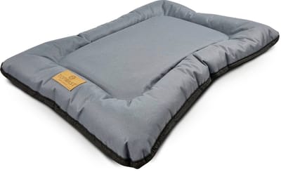 Topmast DryMat - Waterproof Benchmat - Polyester - Antraciet - Small - 66 x 48 x 6 cm - Benchkussen - Voor Honden