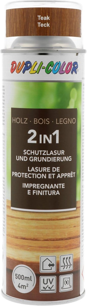DupliColor Houtbeits Teak Spuitbus 500ml