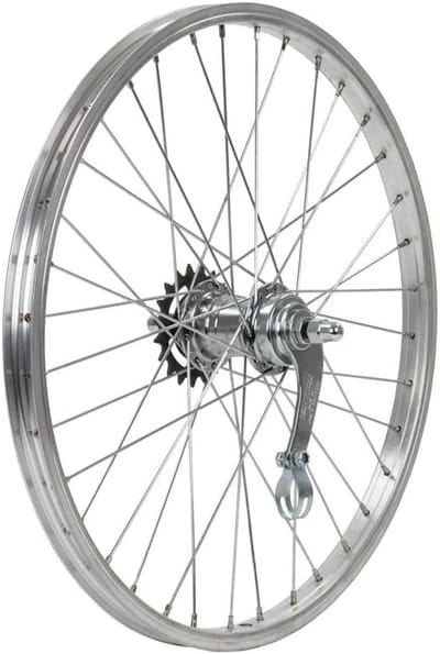 Fietswiel 20 inch met Aluminium Velg en Terugtrapremnaaf - 36 Spaken