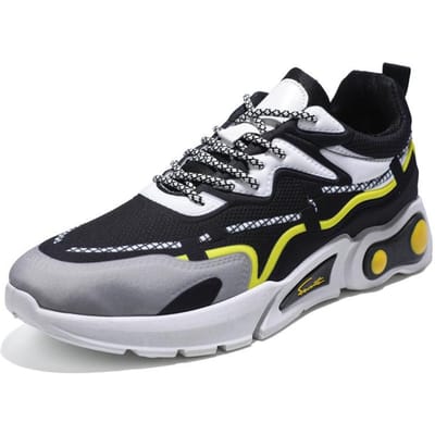 Nieuwe Lente Ademende Schoenen Heren Mesh Outdoor Hardloopschoenen Heren Casual Sneaker Heren 44 gray