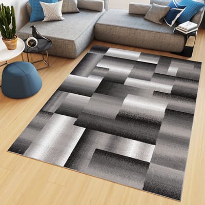 Tapiso Maya Vloerkleed Grijs Woonkamer Laagpolig Tapijten Maat- 200x250