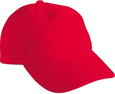 Myrtle Beach Volwassenen Unisex 6 Panel Raver Cap (Signaal Rood)
