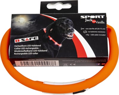 Jack And Vanilla - Halsbanden - Led Halsband - Oranje - 20-75cm 44/0003 - 179439