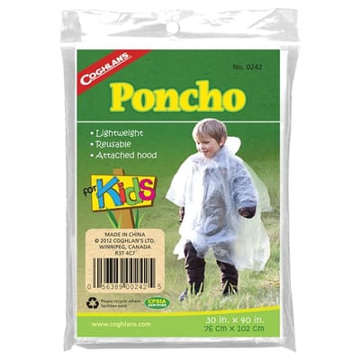 Coghlans Poncho Voor Kinderen, regenjas