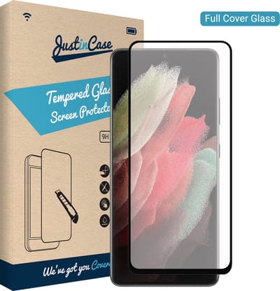 Just in Case screenprotector geschikt voor Samsung Galaxy S22 Plus - Screenprotector Full Cover Gehard Glas