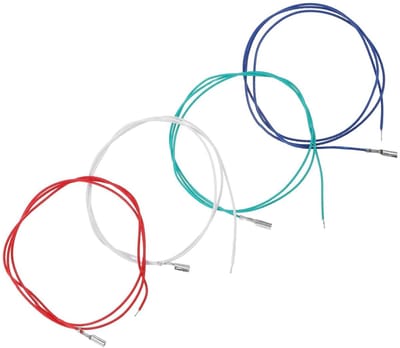 Phono Kabels - Platenspeler Draad - Stabiele Geluid - Koperen Materiaal - 4 Stuks - Multicolor