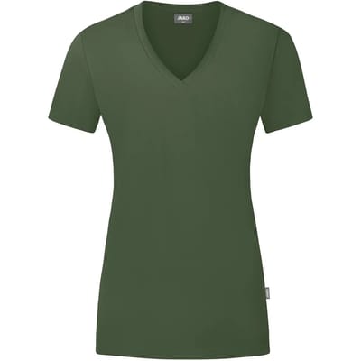 Jako Organic T-Shirt Dames - Olijf | Maat: 34