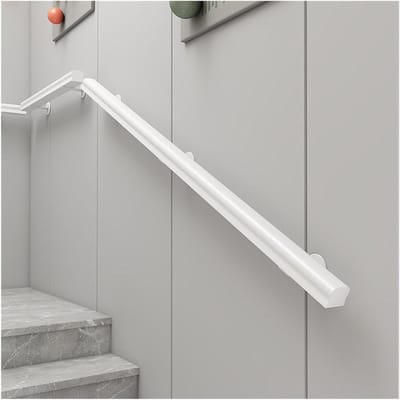 Houten trapleuning - Veiligheidshandgreep - Trap veilig gebruiken - Ergonomische grip - 100 cm - Natuurlijk Hout