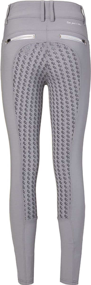 PK International - Rijbroek - Replay - Full Grip - Steekzakken - Grijs - Clay - XXL/44