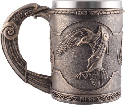 Boutique Trukado - Viking mok - Viking Bierpul - Hugin en Munin - 600ml