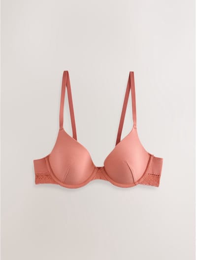 Next - Dames - Ultimate Comfort Premium beha met kant en micromodal met vulling en volledige cups - Oranje