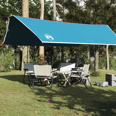 vidaXL - Kampeerluifel - waterdicht - 500x294 - cm - blauw