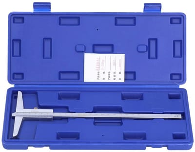 Dailygoody - Diepte Remklauw - Hoge Nauwkeurigheid - Verchroomd - Diepteschuifmaat 0-200mm - Precisie Meetinstrument - Geschikt voor Technisch ...