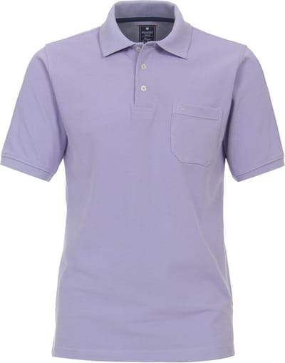 Redmond regular fit heren polo - pique - paars