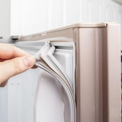 Koelkastdeurafdichting - Universele pakking - Energie besparen - Op maat gemaakt - Elke maat - Wit