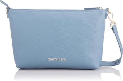Schoudertas Brixton - Pochette tas - Dagelijks gebruik - Gouden logo details - 32x21x6cm - Lichtblauw