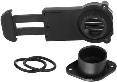 Boot Afvoerplug - Afvoerklep Rubberboot - Water Buiten Houden - Uittrekbaar Ontwerp - 1 cm - Zwart