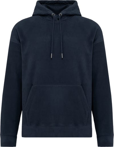 Kariban Oversized uniseks sweater met capuchon van gerecycleerd fleece K949 - Navy - 3XL