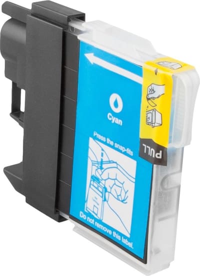 Huismerk geschikt voor Brother LC-980 XL inktcartridge Cyaan - DCP/MFC - 145C - 165C - 195C - 365CN - 375CW - 250C - 255CW - 290C - 295CN - J615W