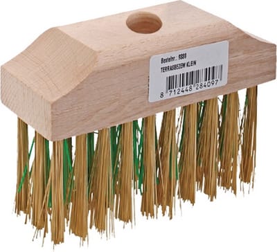 Talen Tools - Terrasbezem - Klein - Staal - Zonder steel
