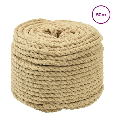 vidaXL - Boottouw - 0.8 - mm - 50 - m - Naturel