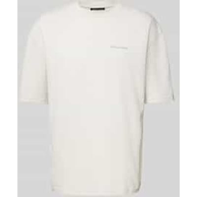 Oversized T-shirt met labelprint