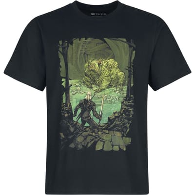 The Witcher - Gaming T-shirt - The Toad Prince - S tot XXL - voor Mannen - zwart