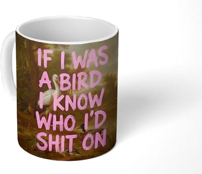 Mok - Koffiemok - Klassiek - Humor - Roze - Mokken - 350 ML - Beker - Koffiemokken - Theemok