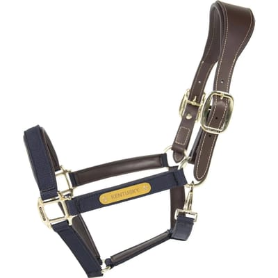 Kentucky Horsewear - Anatomisch Halster - Marine - Nylon - Maat Cob