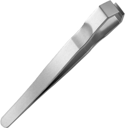 Wenkbrauw Pincet - Gezichts Haar Trimmer - Precisie Ontharen - Roestvrij Staal - 103 cm - Zilver