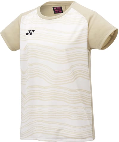 Yonex YW0050EX dames badminton sportshirt - ice beige - maat XL