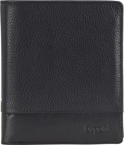 bugatti Leren Portemonnee Atlanta Wallet Black Zwart