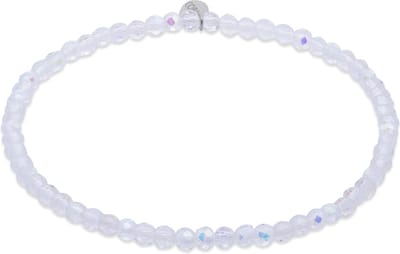 CO88 Collection - 8CB-91322 - kralenarmband vrouwen met witte kristalstenen - 3 mm