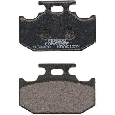 ferodo remblokje voor motorfiets kawasaki 125 kdx sr 1990 tot 2003 ar / fdb659ef nieuw