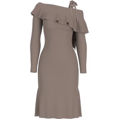 Geribbelde jurk voor dames Guess Ambrosia D