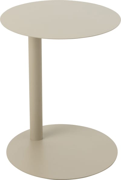 J-Line bijzettafel Rond - metaal - beige