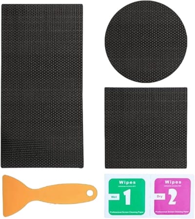 Trampoline Reparatieset - Scheurherstel Pleisters - Permanent Onderhoud - Zelfklevende Tape - 3 Vormen - Enkel Kenmerk