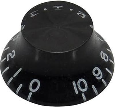 Boston KB-160L Belknop Linksdraaiend - Transparant Zwart