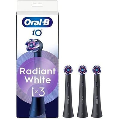 Oral-B Tandenborstelkoppen iO Radiant White Black - 3 pcs