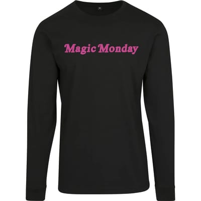 Mister Tee - Magic Monday Slogan Longsleeve top - XS - Zwart