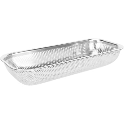 Égouttoir à ustensiles en acier inoxydable Multifonctionnel Panier d'égouttage pour couverts pour baguettes couteaux white
