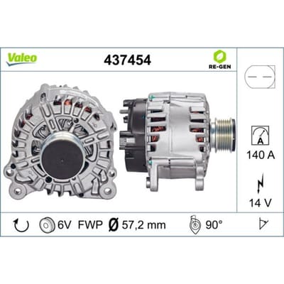 Driefasige generator VALEO 437454