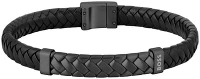 BOSS HBJ1580676M Heren Armband - Gevlochten armband