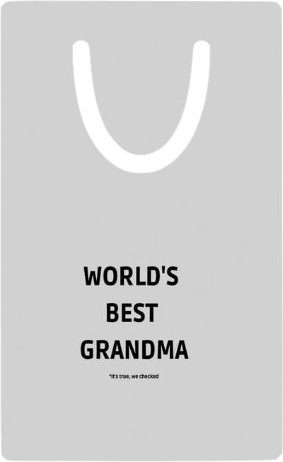 Hacebo® - world's best grandma It's true we checked metalen boekenlegger - Oma - werelds beste oma - verjaardag - cadeautje voor oma - oma artikelen - kado - geschenk Bladwijzer boekenleggers - 7.6 cm x 5cm