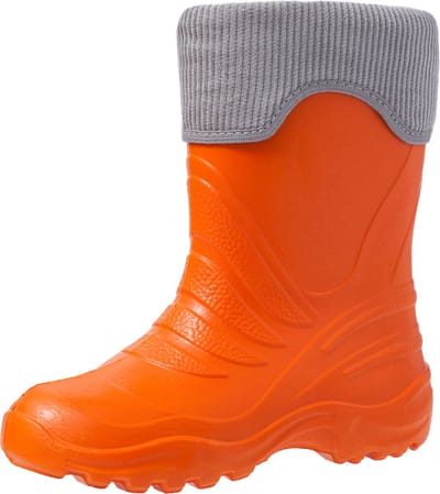 Ladeheid LA-LMG-861-Termix Dames Regenlaarzen - Rubber - Gevoerd - EVA - Waterdicht – Orange151c/Grijs – 22/23