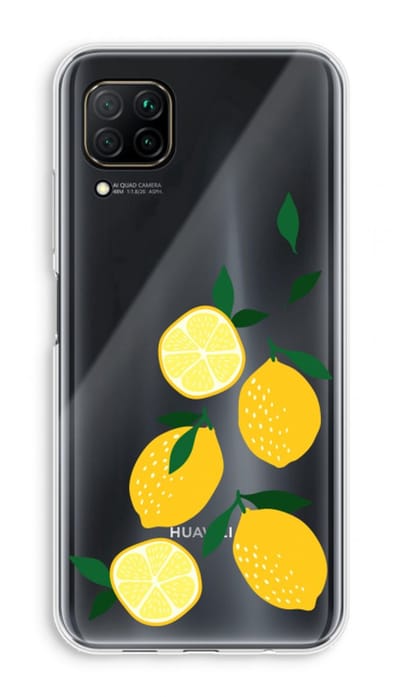 Case Company® - Hoesje geschikt voor Huawei P40 Lite hoesje - You're my lemon - Soft Cover Telefoonhoesje - Bescherming aan alle Kanten en Schermrand