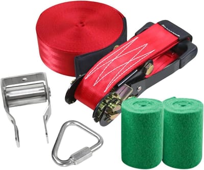 Schommel Lijn Set - Klimtouw Katrol Speelgoed - Buiten Spelen - Snelle Opbouw - 15 Meter - Pak