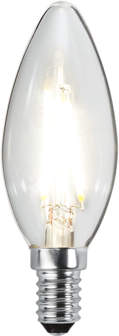Kaarslamp - E14 - 2.3W - Koel Wit - 4000K - Filament - Helder
