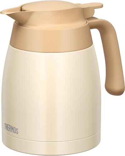 Thermoskan Roestvrijstaal 1 Liter - Warms en Koud Houdend - Eenvoudig Reinigen